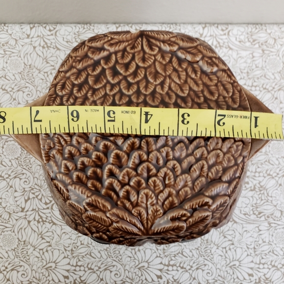 Vintage 1979 Pansy Ceramic Brown Owl Cooki… - Picture 8 of 12